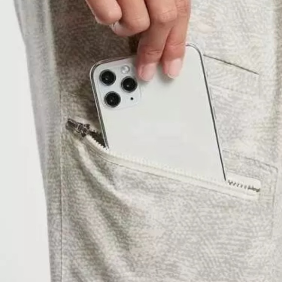 Athleta Light Gray Track Pants - Picture 4 of 15